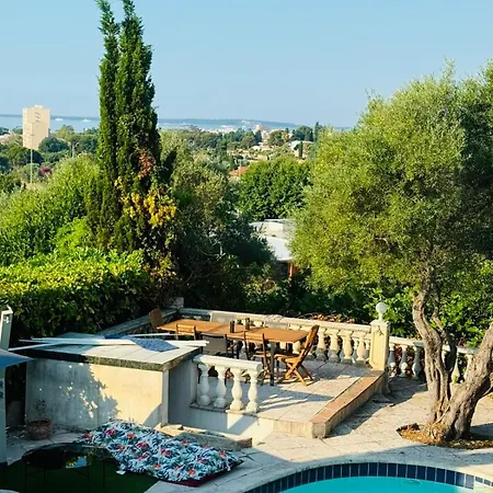 Villa La Maison Du Bonheur - Private Pool And Sea View Antibes